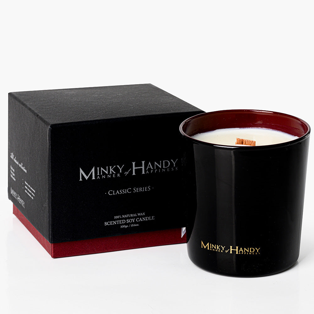 Rebel Ember - Scented Soy Candle with Crackling Wooden Wick – 10.6oz