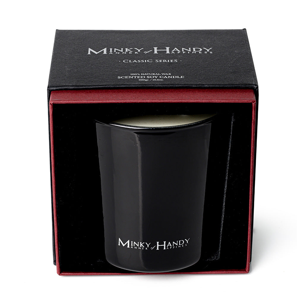 Black Ash - Scented Soy Candle with Dual Wick – Tobacco,Oud & Sandalwood– 10.6oz