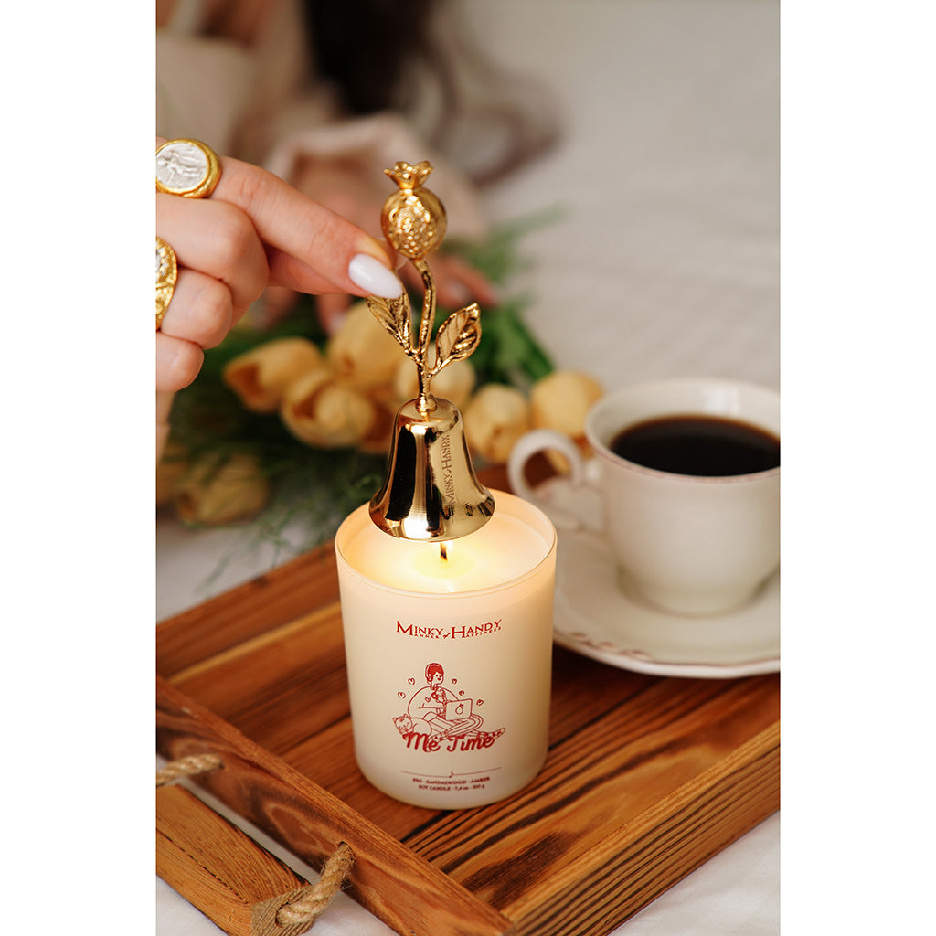 Me Time - Scented Soy Candle – Fig , Sandalwood & Amber – 7.4oz