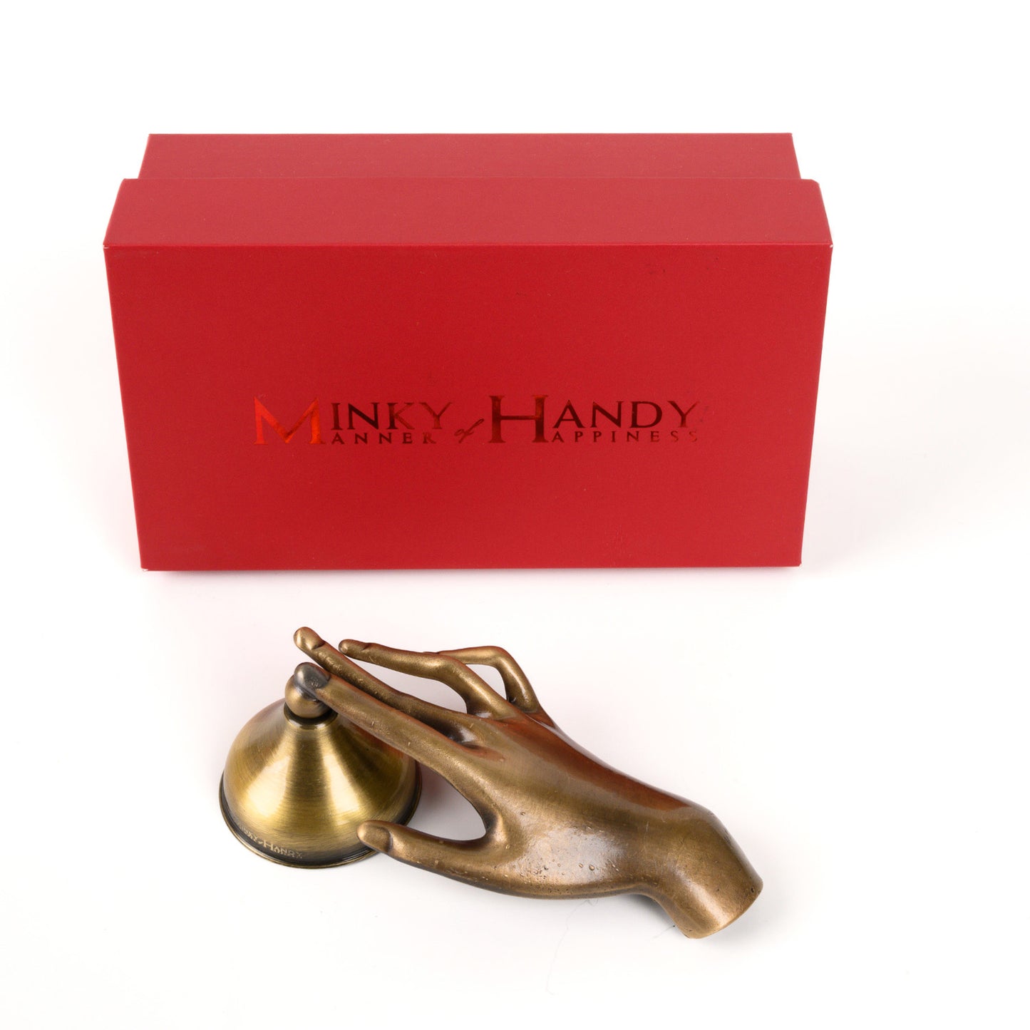 Elegant Lady’s Hand Brass Candle Snuffer