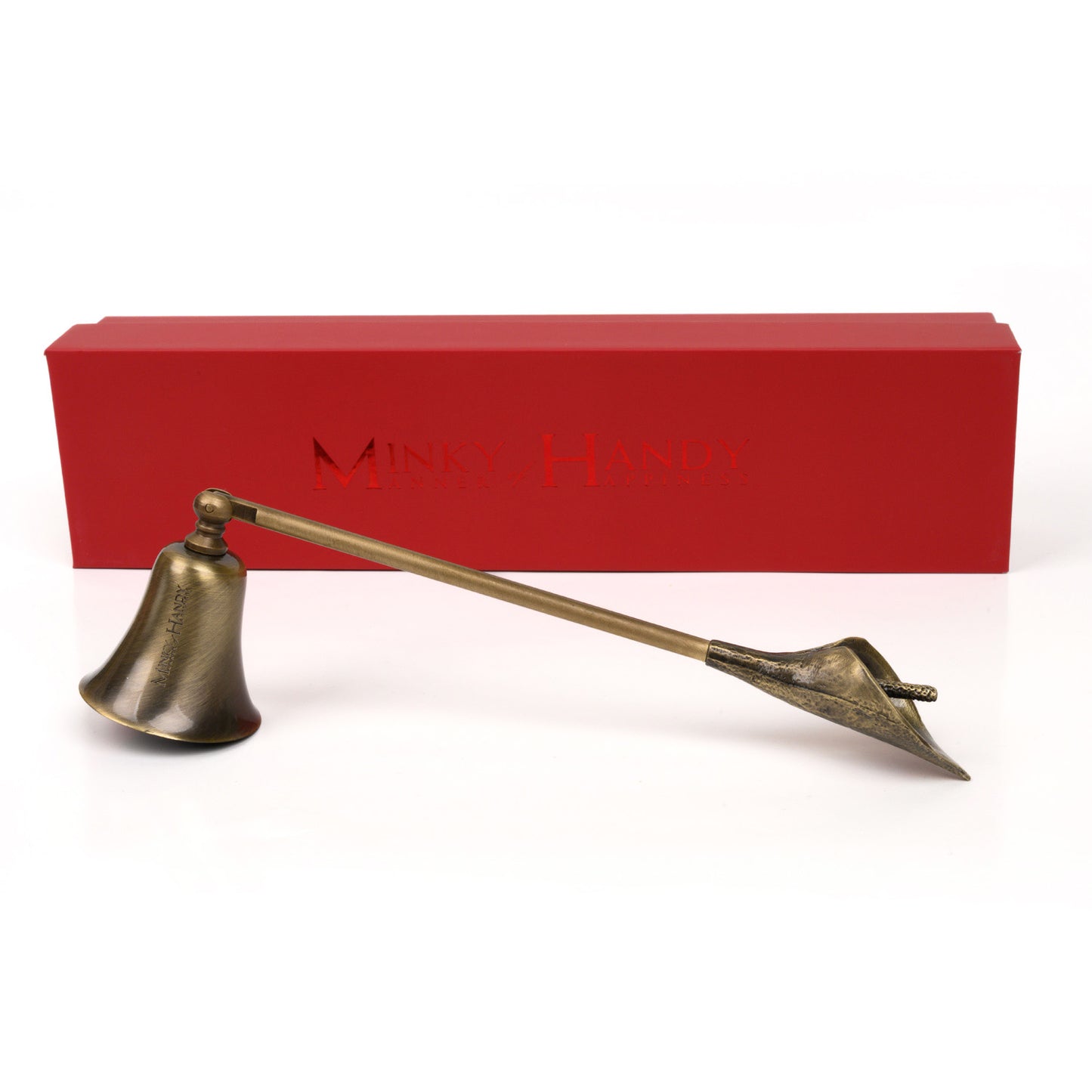 Calla Lily Brass Candle Snuffer