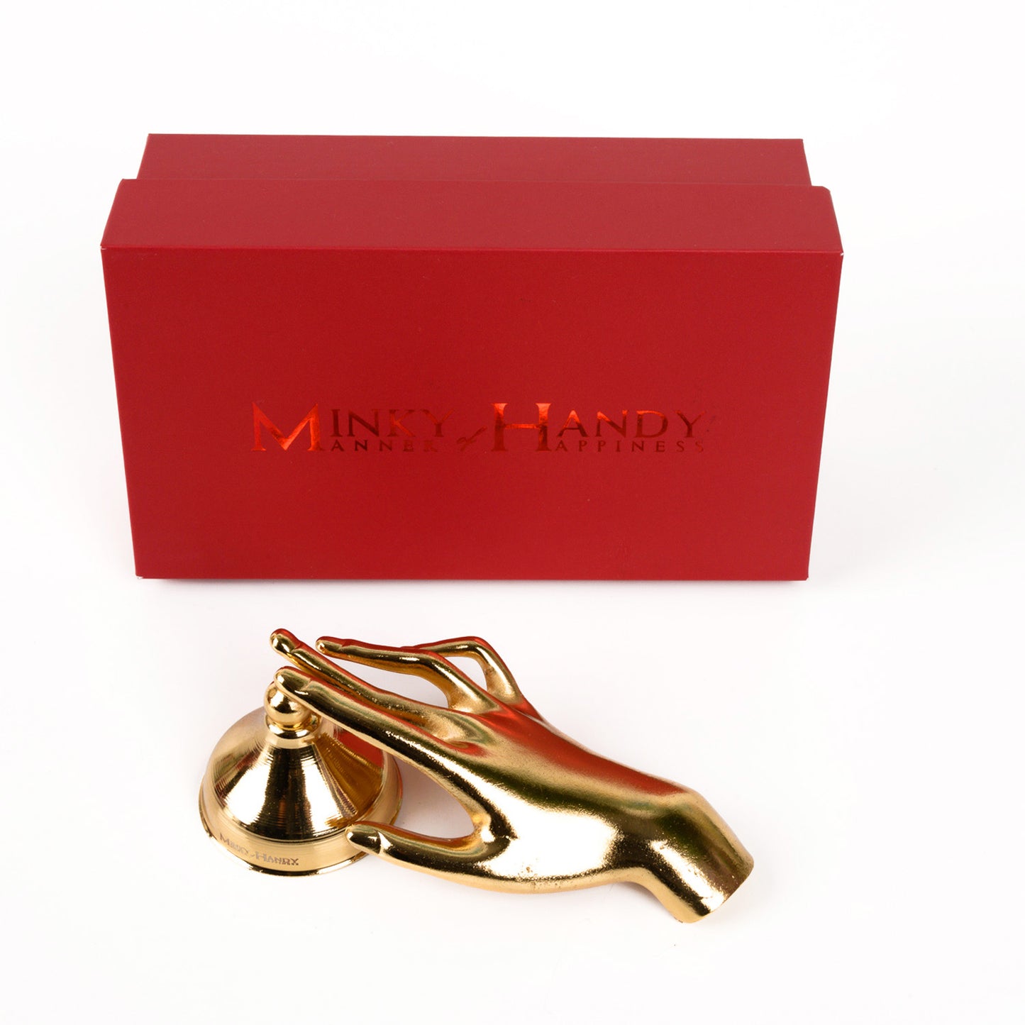 Elegant Lady’s Hand Brass Candle Snuffer