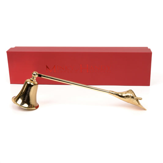 Calla Lily Brass Candle Snuffer