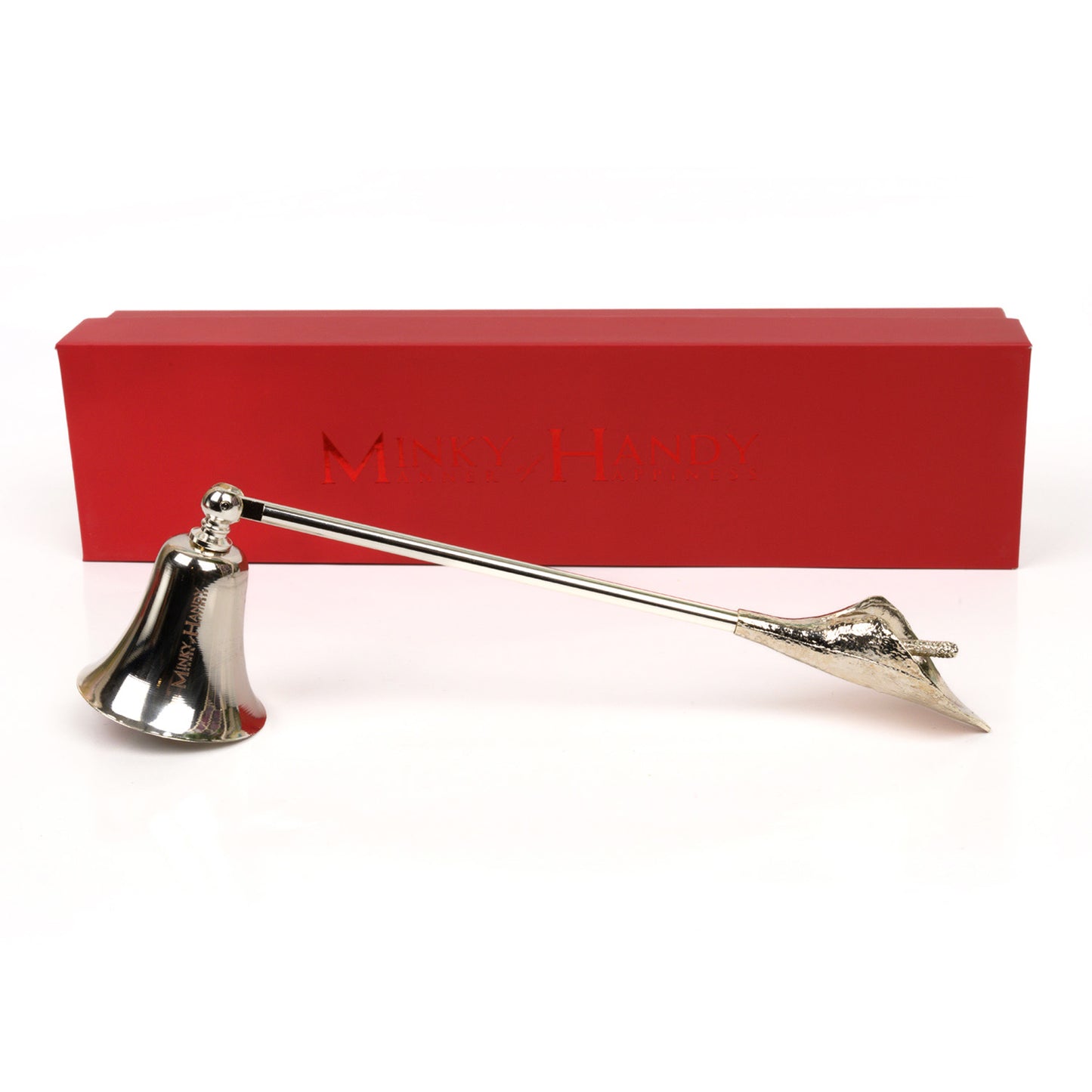 Calla Lily Brass Candle Snuffer