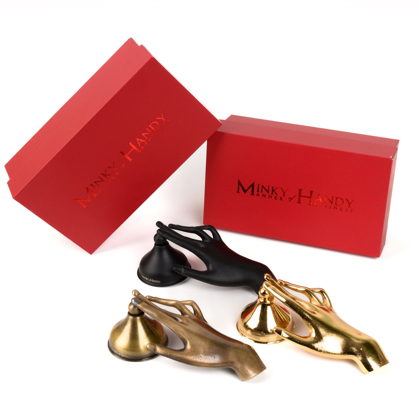 Elegant Lady’s Hand Brass Candle Snuffer