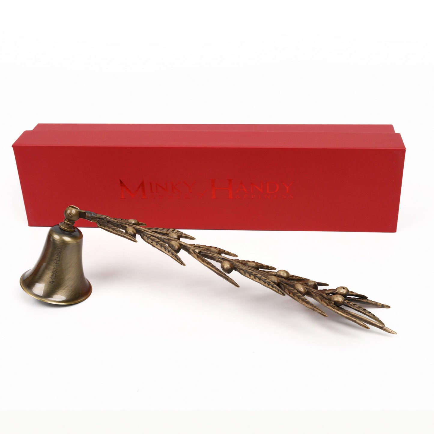 Brass Olive Branch Candle Snuffer